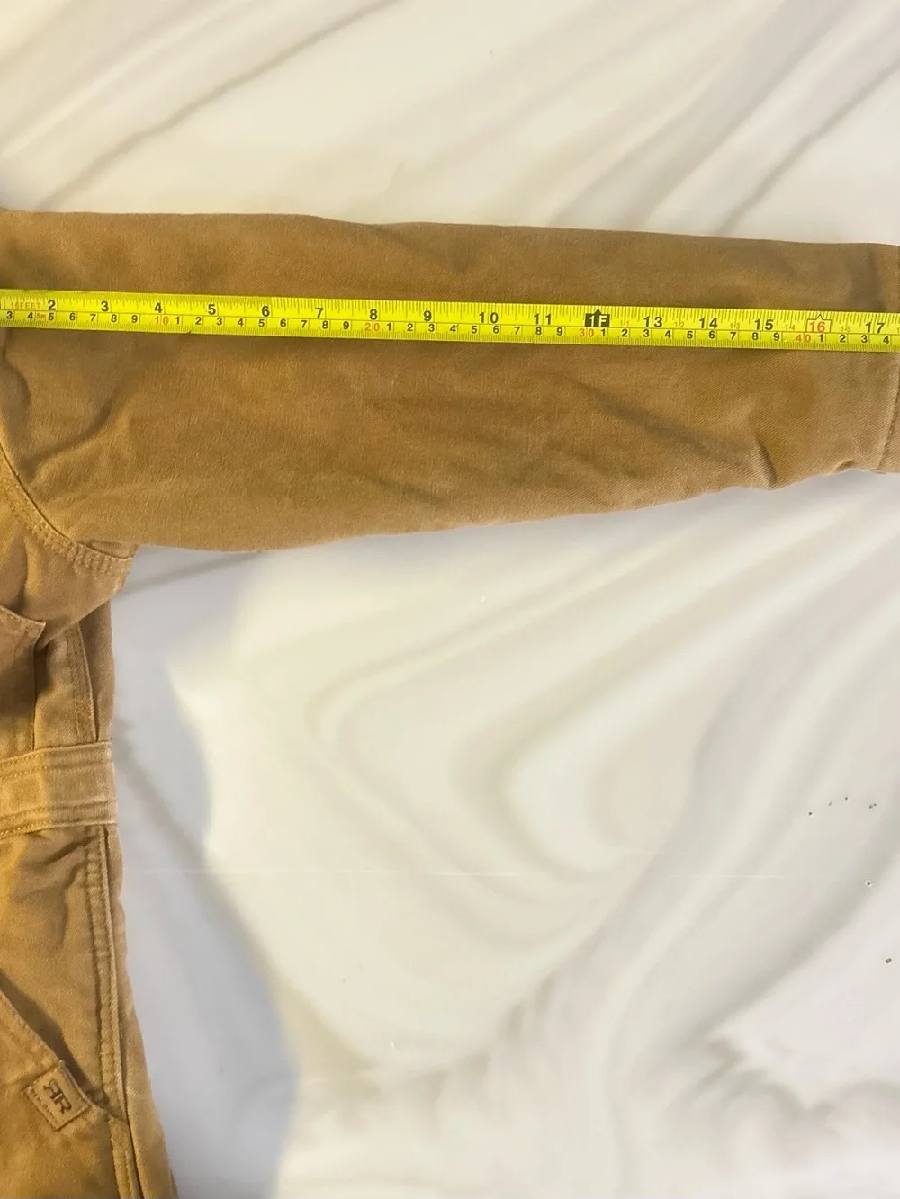 Real Ranch Lined Canvas Duck Coveralls Quilt-Lined Insulated Snap Zip Leg Size M